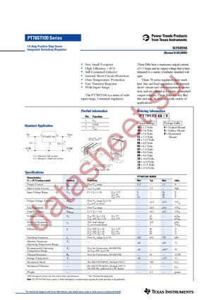 PT78ST110V datasheet  